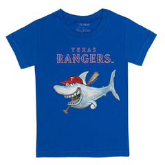 Texas Rangers Tiny Turnip Youth Shark T-Shirt - MLB