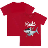 Cincinnati Reds Tiny Turnip Youth Shark T-Shirt - MLB
