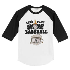 Chicago White Sox Tiny Turnip Youth Smores 3/4-Sleeve Raglan T-Shirt - MLB