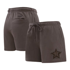 Houston Astros Pro Standard Women's Neutral Fleece Shorts - MLB