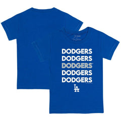 Los Angeles Dodgers Tiny Turnip Youth Stacked T-Shirt - MLB