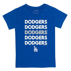 Los Angeles Dodgers Tiny Turnip Youth Stacked T-Shirt - MLB