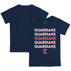 Cleveland Guardians Tiny Turnip Youth Stacked T-Shirt - MLB