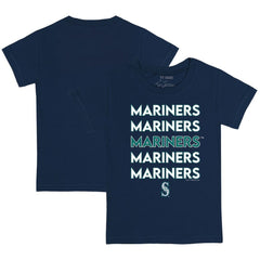 Seattle Mariners Tiny Turnip Youth Stacked T-Shirt - MLB