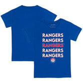 Texas Rangers Tiny Turnip Youth Stacked T-Shirt - MLB