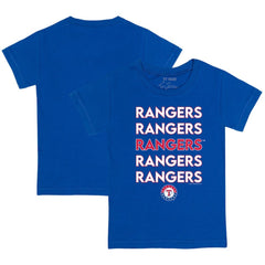 Texas Rangers Tiny Turnip Youth Stacked T-Shirt - MLB