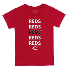 Cincinnati Reds Tiny Turnip Youth Stacked T-Shirt - MLB