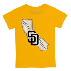 San Diego Padres Tiny Turnip Youth State Outline T-Shirt - MLB