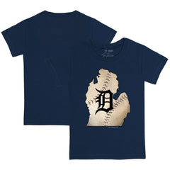 Detroit Tigers Tiny Turnip Youth State Outline T-Shirt - MLB