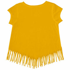 San Diego Padres Tiny Turnip Girls Youth Stitched Baseball Fringe T-Shirt - MLB