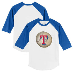 Texas Rangers Tiny Turnip Youth Stitched Baseball 3/4-Sleeve Raglan T-Shirt - MLB