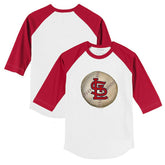 St. Louis Cardinals Tiny Turnip Youth Stitched Baseball 3/4-Sleeve Raglan T-Shirt - MLB