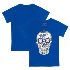 Los Angeles Dodgers Tiny Turnip Youth Sugar Skull T-Shirt - MLB