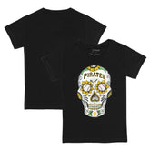 Pittsburgh Pirates Tiny Turnip Youth Sugar Skull T-Shirt - MLB
