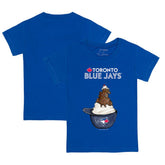 Toronto Blue Jays Tiny Turnip Youth Sundae Helmet T-Shirt - MLB