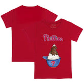 Philadelphia Phillies Tiny Turnip Youth Sundae Helmet T-Shirt - MLB