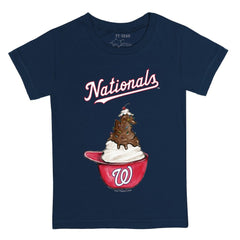 Washington Nationals Tiny Turnip Youth Sundae Helmet T-Shirt - MLB