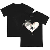 Chicago White Sox Tiny Turnip Youth Tiara Heart T-Shirt - MLB