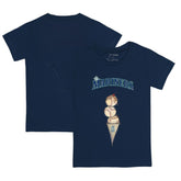 Seattle Mariners Tiny Turnip Youth Triple Scoop T-Shirt - MLB
