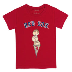 Boston Red Sox Tiny Turnip Youth Triple Scoop T-Shirt - MLB