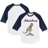 Atlanta Braves Tiny Turnip Youth TT Rex 3/4-Sleeve Raglan T-Shirt - MLB