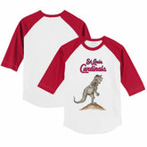 St. Louis Cardinals Tiny Turnip Youth TT Rex 3/4-Sleeve Raglan T-Shirt - MLB