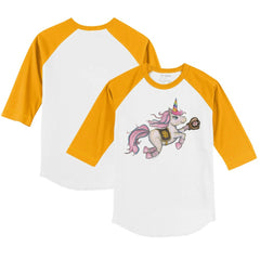 San Diego Padres Tiny Turnip Youth Unicorn 3/4-Sleeve Raglan T-Shirt - MLB