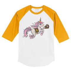 San Diego Padres Tiny Turnip Youth Unicorn 3/4-Sleeve Raglan T-Shirt - MLB