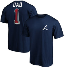 Atlanta Braves Number One Dad T-Shirt - MLB