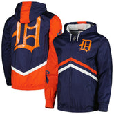 Detroit Tigers Mitchell & Ness Undeniable Full-Zip Hoodie Windbreaker Jacket - MLB