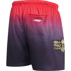 Chicago Bulls Pro Standard Ombre Mesh Shorts Black/Red - NBA