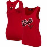 Chicago Bulls Pro Standard Women's Script Tank Top Red - NBA