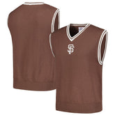 San Francisco Giants PLEASURES Knit V-Neck Pullover Sweater Vest - MLB