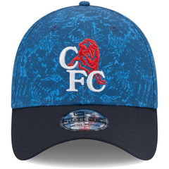 Chelsea New Era Retro All Over Print 39THIRTY Flex Hat Blue/Navy | New Era Sale