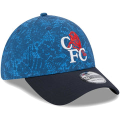 Chelsea New Era Retro All Over Print 39THIRTY Flex Hat Blue/Navy | New Era Sale