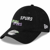 Tottenham Hotspur New Era Triple Wordmark 9FORTY Adjustable Hat Black | New Era discount