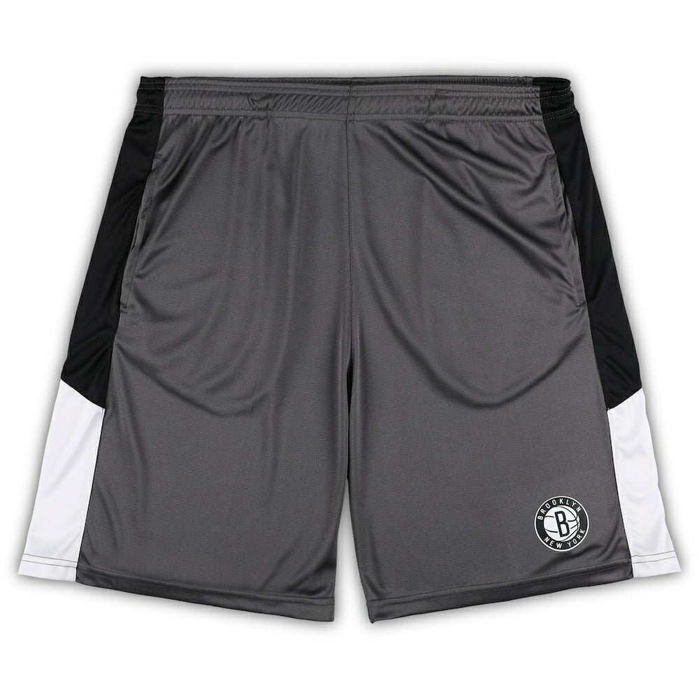 Brooklyn Nets Big & Tall Shorts Gray - NBA