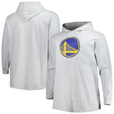 Golden State Warriors Big & Tall Pullover Hoodie Heather Gray - NBA