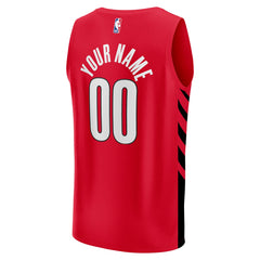 Portland Trail Blazers Fast Break Custom Replica Jersey Red Statement Edition - NBA