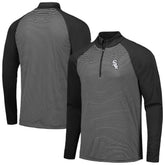 Chicago White Sox Levelwear Charter Striped Raglan Quarter-Zip Top - MLB