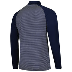 Atlanta Braves Levelwear Charter Striped Raglan Quarter-Zip Top - MLB