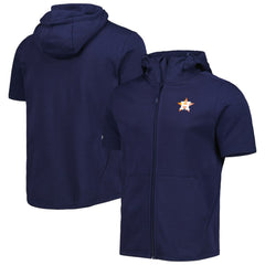 Houston Astros Levelwear Recruit Full-Zip Short Sleeve Hoodie - MLB