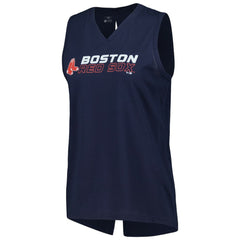 Boston Red Sox Levelwear Women's Paisley Chase V-Neck Tank Top - MLB