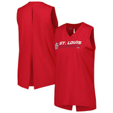 St. Louis Cardinals Levelwear Women's Paisley Chase V-Neck Tank Top - MLB