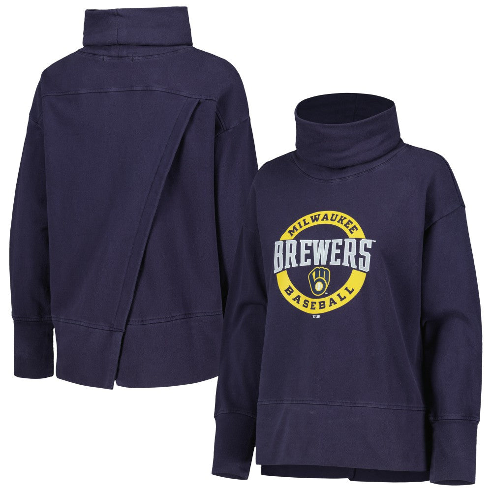 Milwaukee Brewers Levelwear Women's Sunset Farm Team Pullover Sweatshirt - MLB