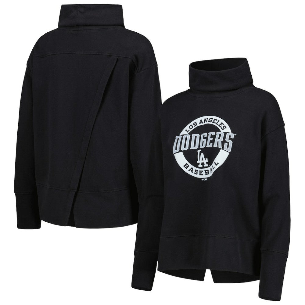 Los Angeles Dodgers Levelwear Women's Sunset Farm Team Pullover Sweatshirt - MLB