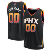 Phoenix Suns Youth Fast Break Replica Custom Jersey Statement Edition Black - NBA
