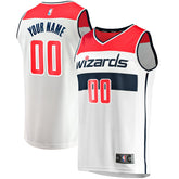 Washington Wizards Fast Break Custom Replica Jersey Association Edition White - NBA