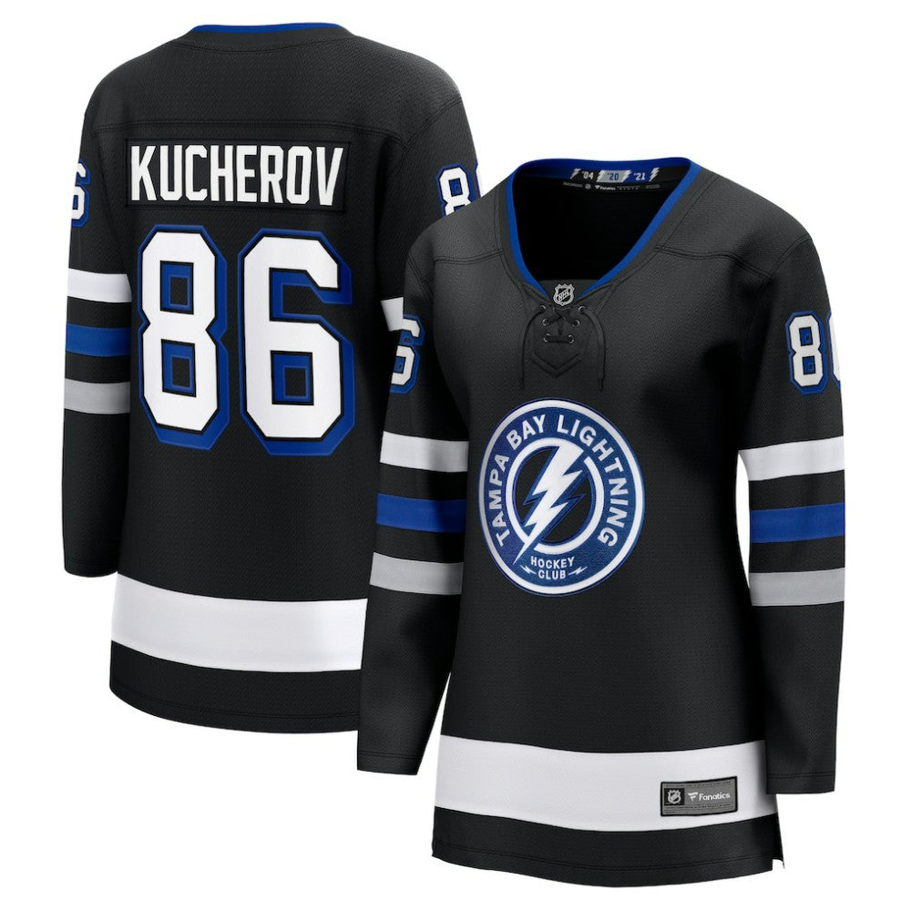 Nikita Kucherov Tampa Bay Lightning Fanatics Women's Breakaway Jersey - Black - NHL
