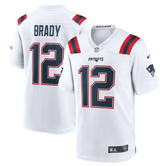 Tom Brady New England Patriots Retired Game Jersey White | Nike for Sale